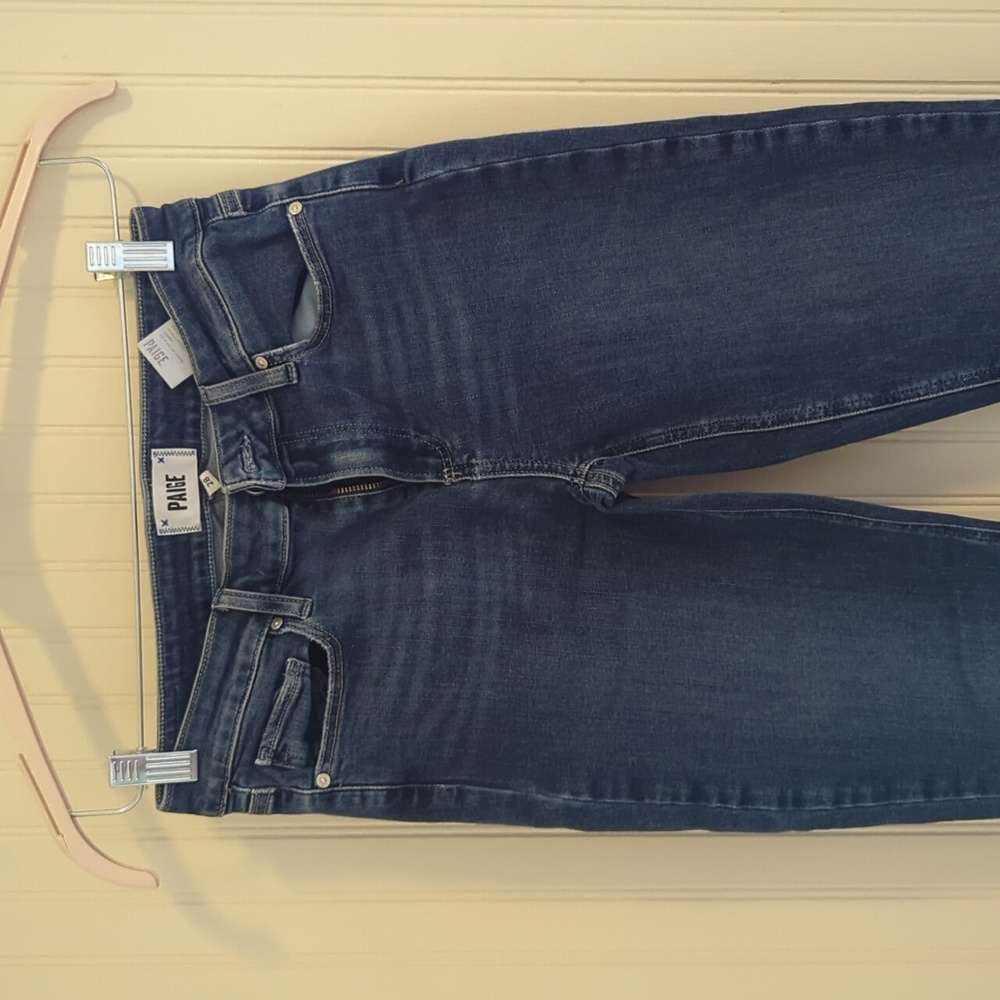 Paige mid rise soft denim jeans